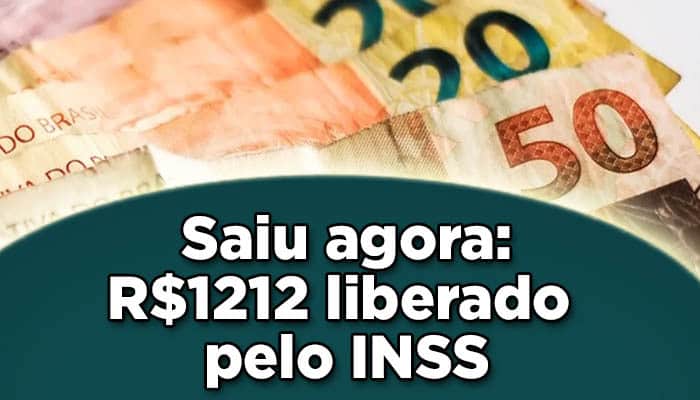 INSS libera pagamentos de R$1.212 para os segurados do INSS nesta segunda-feira (21). Confira o calendário para ver quando você recebe!